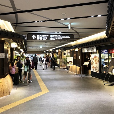 地下鉄京都駅から八条西口への行き方