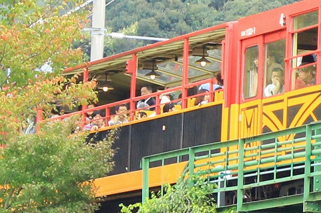 嵐山トロッコ列車